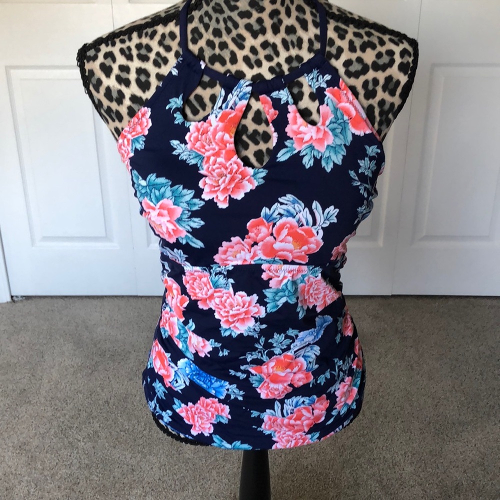 Lelami Tankini Top in beautiful floral colors
